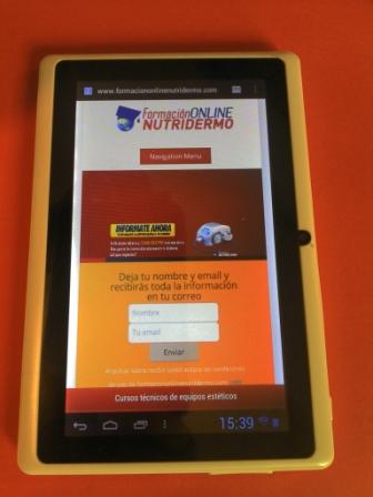 Fórmate / Capacítate y consigue gratis este magnifico tablet.